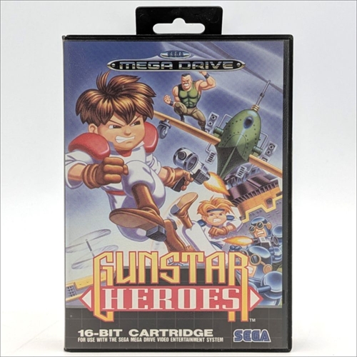 Gunstar Heroes - Complete In Box - Sega Mega Drive Spil (B Grade) (Genbrug)